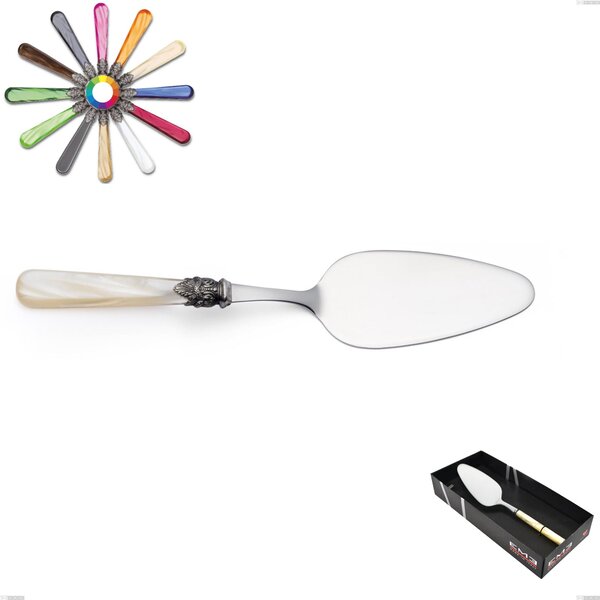 Napoleon Cake Server in Display Box, Pearlescent, (Stainless Steel 18.10 AISI304), Methacrylate Handles