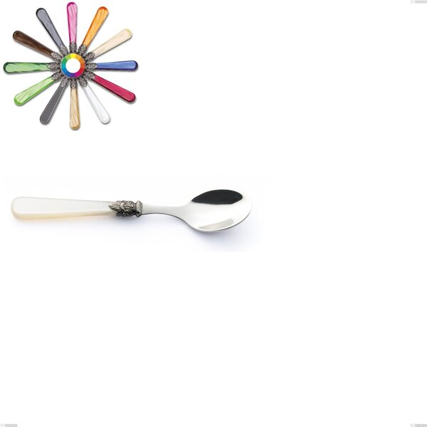 Napoleon Pearl Coffee Spoon, (Stainless Steel 18.10 AISI304), Length 144 mm with Methacrylate Handles