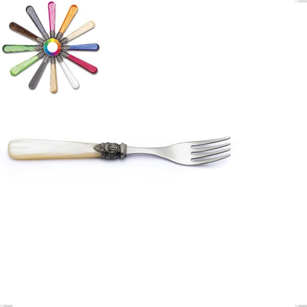 Napoleon Pearl Table Fork, (Stainless Steel 18.10 AISI304), Length 209 mm with Methacrylate Handles