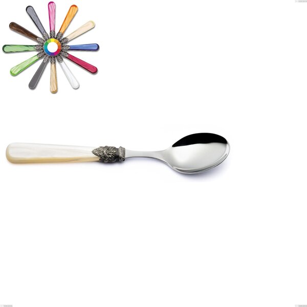 Napoleon Pearl Table Spoon, (Stainless Steel 18.10 aisi304), Length 209 mm, Acrylic Handles