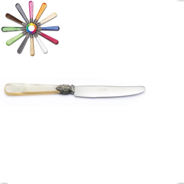 Napoleon Pearl Table Knife, (Stainless Steel 18.10 AISI 304), Length 226 mm, Methacrylate Handles