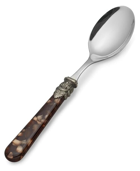 Napoleon Tartarugato Coffee Spoon Stainless Steel Blade 18.10 (AISI 304), Bezel Dimensions Length 144 mm
