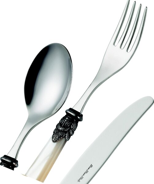 Napoleon Venato Colourful Cutlery Set 24 Pieces in 18/10 Stainless Steel with Coloured Handle, Dishwasher Safe, Presented in Display Box