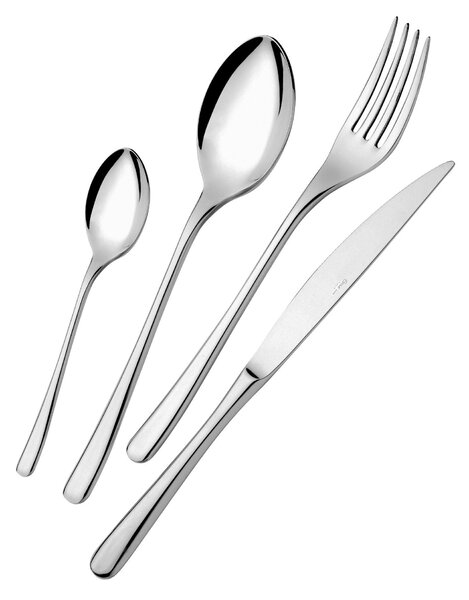 Opera 24 Piece Cutlery Set in Case, Stainless Steel 18/10 (AISI304), 5.00 mm Thickness