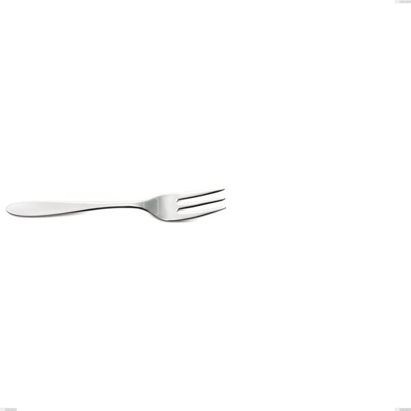 Dessert Fork Oasi, Stainless Steel Aisi 304 Polished Cutlery, 2 mm Thickness, 150 mm Length