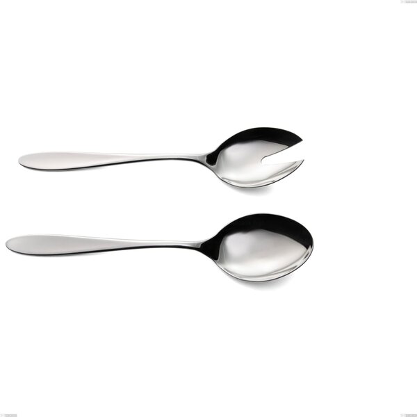 Oasi Salad Pair, Stainless Steel AISI 304 Polished Cutlery, 2 mm Thickness, 243 mm Length