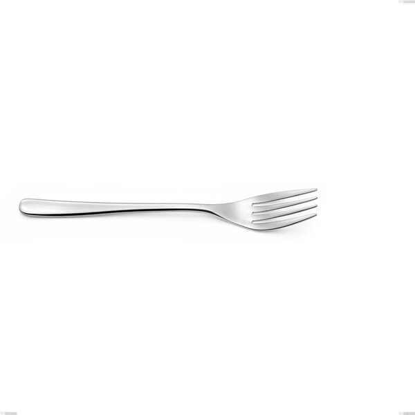 Opera Table Fork in 18.10 AISI430 Stainless Steel 5 mm, Length 204 mm, Steel Handle, Dishwasher Safe