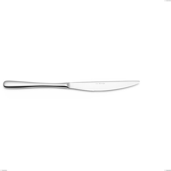 Opera Table Knife in 18.10 AISI430 Stainless Steel 5 mm, Length 230 mm with Stainless Steel Handle, Dishwasher Safe