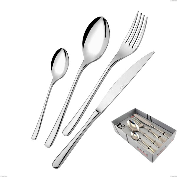 Opera 16-Piece Cutlery Set in Showcase Box, Stainless Steel 18/10 (AISI304), 5.00 mm Thickness
