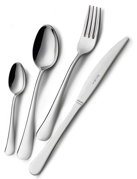 Oxford Set of 6 Dessert Forks in Showcase Packaging, Stainless Steel 18/C (AISI430), 2.00 mm Thickness