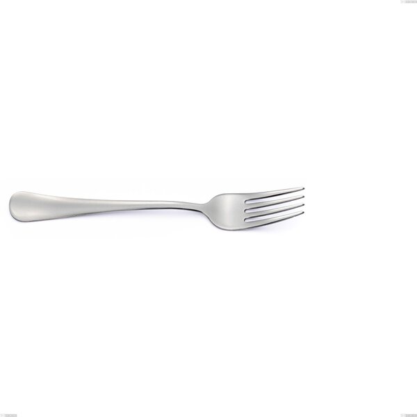 Oxford Sandblasted Table Fork, Stainless Steel 18/0 (AISI 304) Sandblasted, Nickel Free, 2 mm Thickness, 196 mm Length
