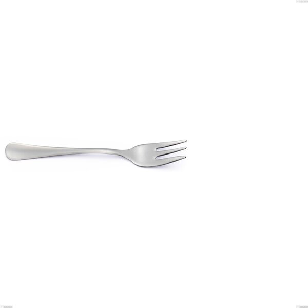 Oxford Sandblasted Dessert Fork, 18/0 Stainless Steel (aisi 304) Sandblasted Steel, Nickel Free, 2 mm Thickness, 150 mm Length