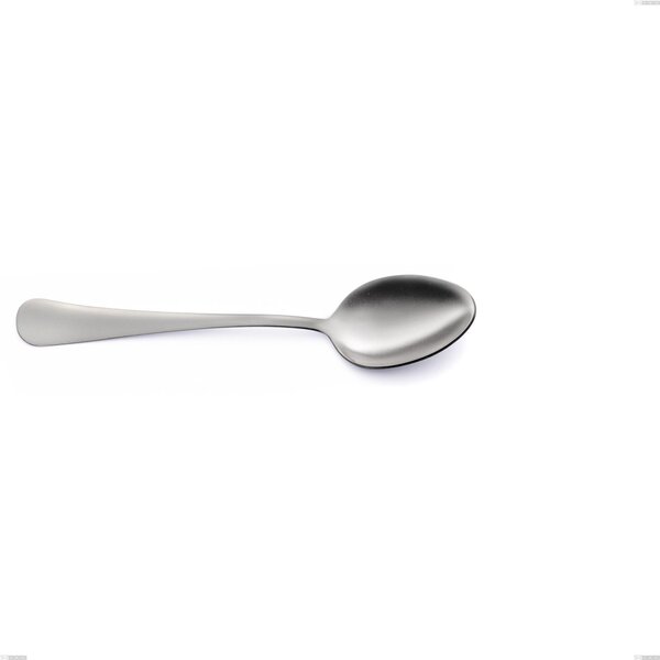 Oxford Sandblasted Table Spoon, Minestrone Soup, 18/0 Stainless Steel (aisi 304) Sandblasted Steel, Nickel Free, 2 mm Thickness, 196 mm Length