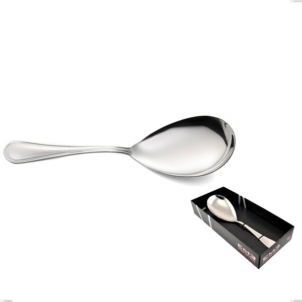 Privilege Serving Spoon in Display Packaging, Stainless Steel Aisi 304 Polished Cutlery, 2.5 mm Thickness