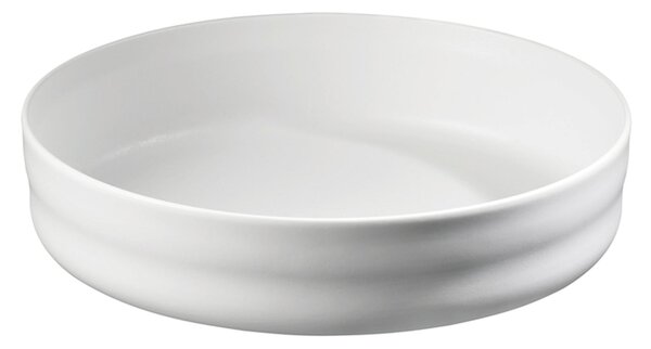 Round Porcelain Baking Dish � 26.5xh6 cm White