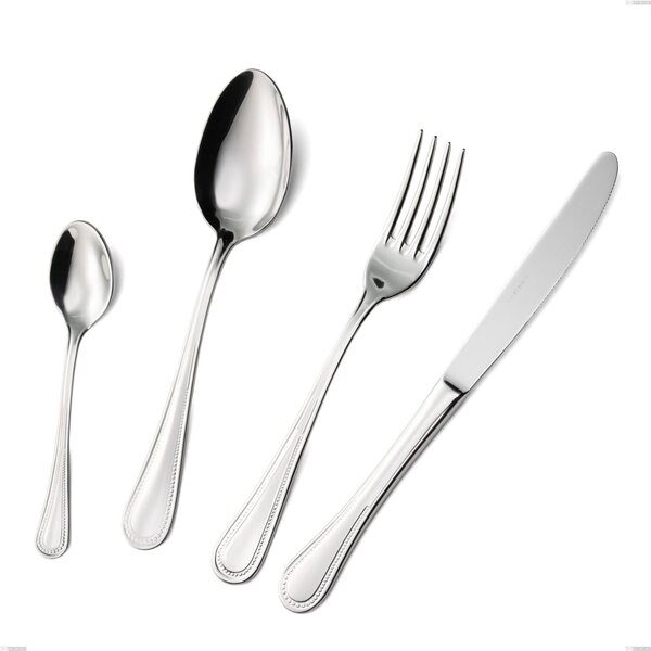 PRIVILEGE Table Knife in 18.10 AISI430 Steel with Polished Steel Handle Dishwasher Safe