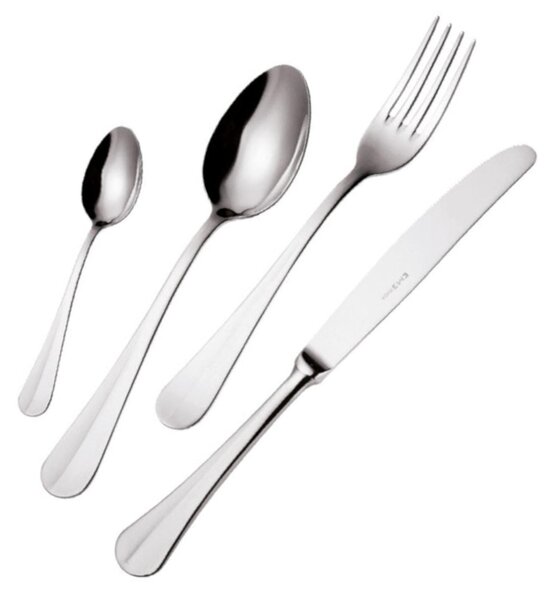 Royal 24 Pieces Cutlery Set in 18/10 Stainless Steel with Mirror Polish 2.5 mm Thickness in Box