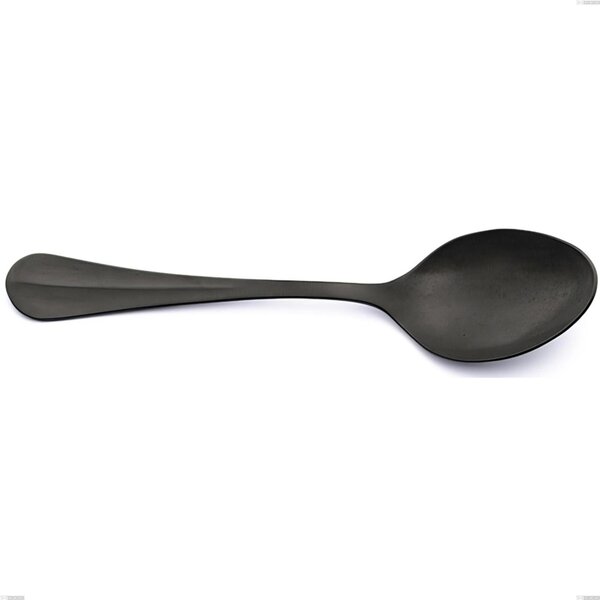 Royal Retr� PVD Black Serving Spoon, Antique 18/10 Stainless Steel, 2.5 mm Thickness, 233 mm Length, PVD Black