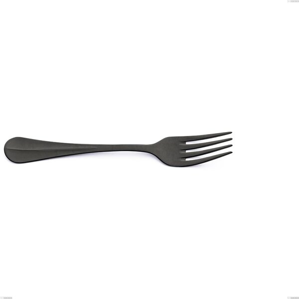 Royal Retr� PVD Black Serving Fork, Antique 18/10 Stainless Steel, 2.5 mm Thickness, 233 mm Length, PVD Black