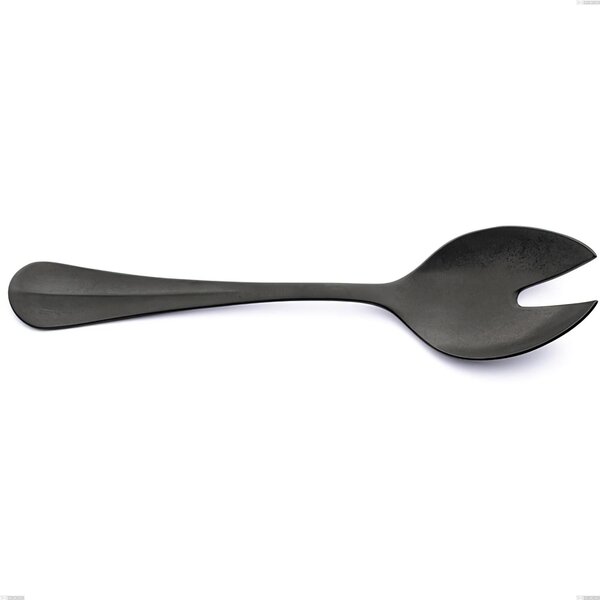 Royal Retr� PVD Black Salad Cutlery Couple, Antique 18/10 Stainless Steel, 2.5 mm Thickness, 233 mm Length, PVD Black