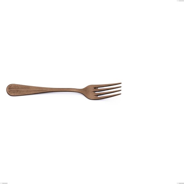 Royal Retr� PVD Chocolate Fish Fork, Antique 18/10 Stainless Steel, 2.5 mm Thickness, 184 mm Length, PVD Chocolate