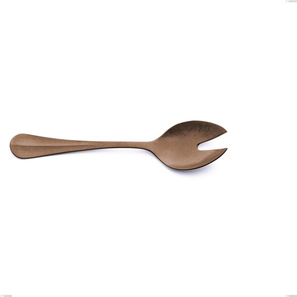 Royal Retr� PVD Chocolate Salad Cutlery Pair, Antique 18/10 Stainless Steel, 2.5 mm Thickness, 233 mm Length, PVD Chocolate