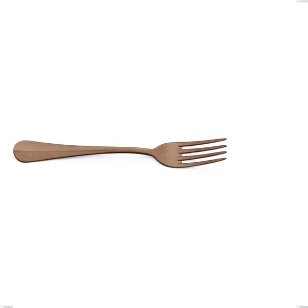 Royal Retr� PVD Chocolate Table Fork, Antique 18/10 Stainless Steel, 2.5 mm Thickness, 205 mm Length, PVD Chocolate