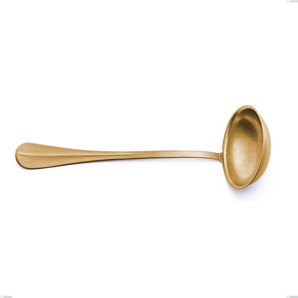 Royal Retr� PVD Gold Ladle, Antique 18/10 Stainless Steel, 2.5 mm Thickness, 287 mm Length, Gold PVD