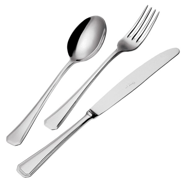 Savoy 4-Piece Cutlery Set for 1 Place Setting in Polished 18/10 Stainless Steel (AISI304) 2.5 mm Thickness