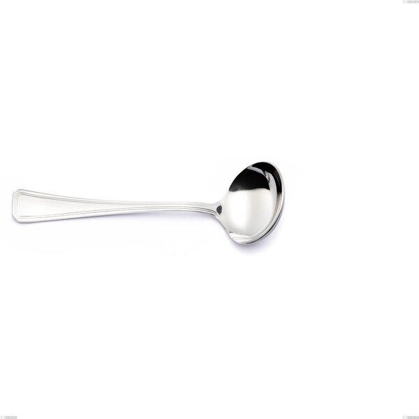 Savoia Argento 8 Micron Silver Spoon, Stainless Steel AISI 304 Silver Finish, 8 Micron Silver Thickness, Cutlery Thickness 3 mm, Length 176 mm