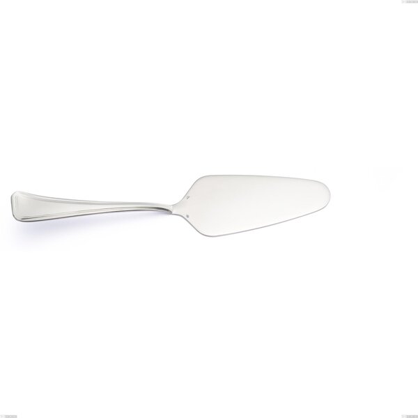 Savoia Silver 8 Micron Cake Server, Stainless Steel AISI 304 Silver Finish, 8 Micron Silver Thickness, 3 mm Cutlery Thickness, Length 222 mm