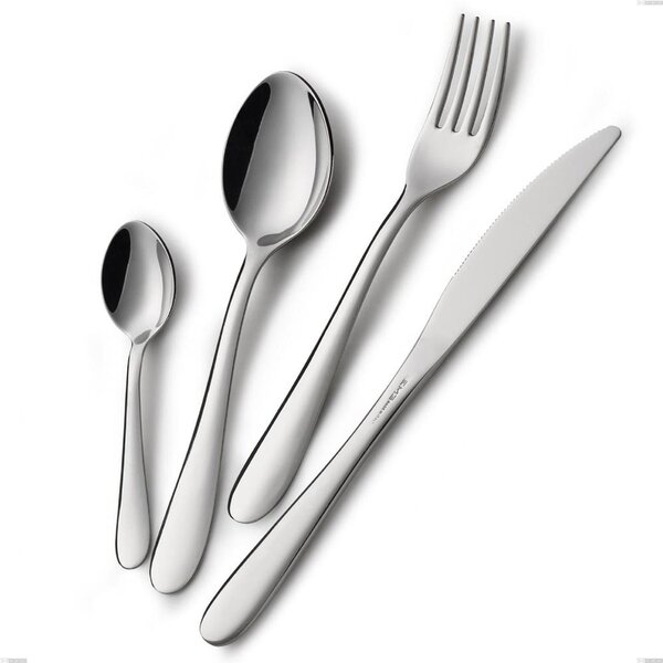 SEGNO Table Fork in 18.10 AISI430 Stainless Steel - Length 204 mm Polished Steel Handle Dishwasher Safe