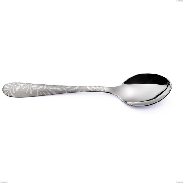 Segno Mediterraneo Table Spoon, Stainless Steel 18/10 (aisi 304), Laser Engraving, 1.8 mm Thickness, 204 mm Length