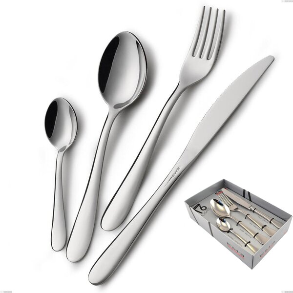 Segno 16-piece cutlery set in showcase box, economical knife, Stainless steel 18/10 (AISI304), 1.8 mm thickness