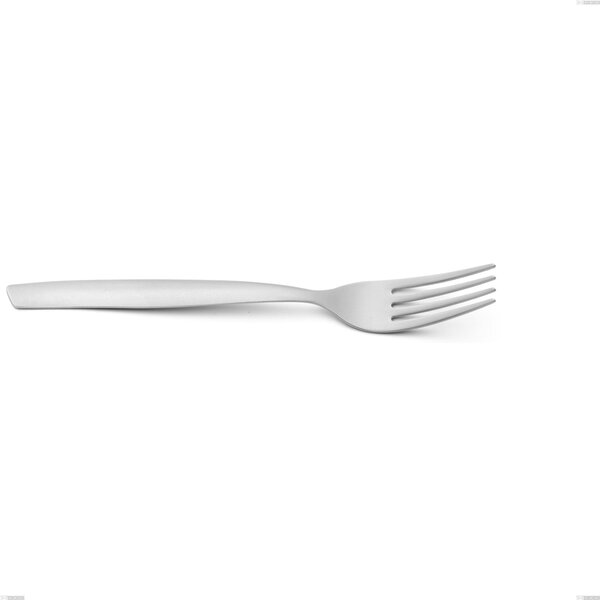 SHARK Sandblasted Table Fork in 18.C AISI430 Stainless Steel, 207 mm Length with Satin Handle, Dishwasher Safe