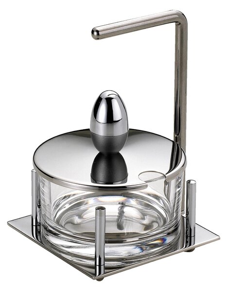 Polished Stainless Steel Square Cheese Dish JOINT 13x10xh9 cm