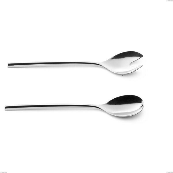 Vanity Salad Pair, Stainless Steel 18/10 (AISI304), Forged, 8 mm Thickness, Length 243 mm