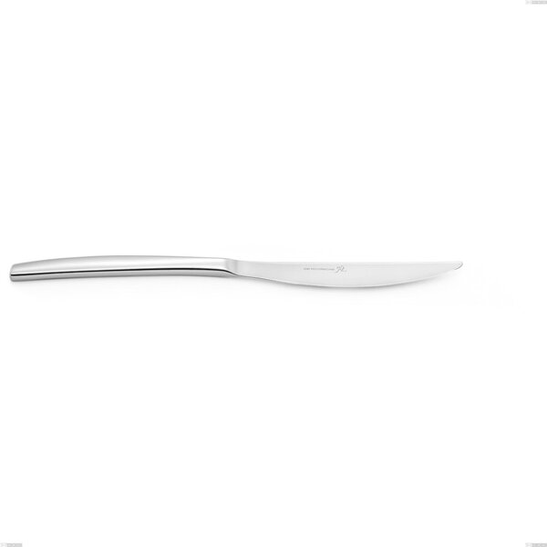 VANITY Table Knife in 18.10 AISI430 Steel, 8 mm Thickness, 246 mm Length, Polished Steel Handle, Dishwasher Safe