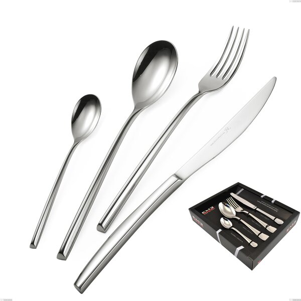 Vanity 24 Piece Cutlery Set in Showcase Packaging, Stainless Steel 18/10 (AISI304), Forged, Thickness Forged