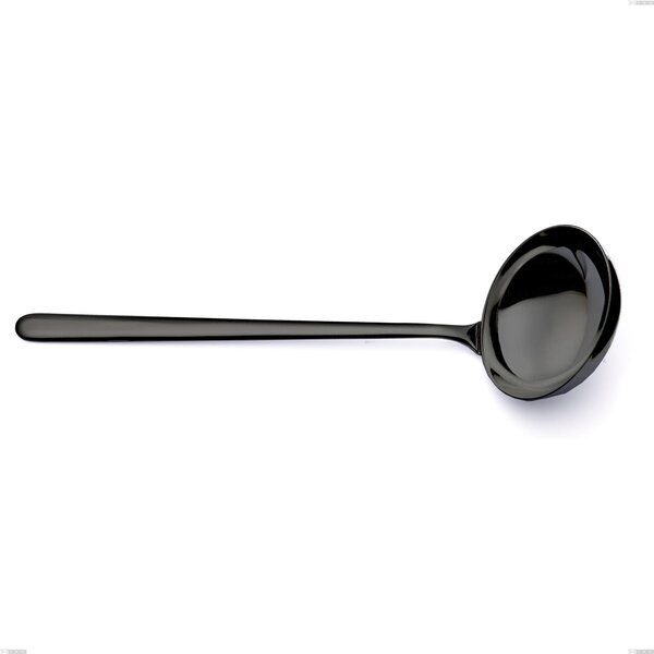 Venice Gun Metal Ladle, Stainless Steel 18-10 Gunmetal PVD Treatment, 4 mm Thickness, 310 mm Length
