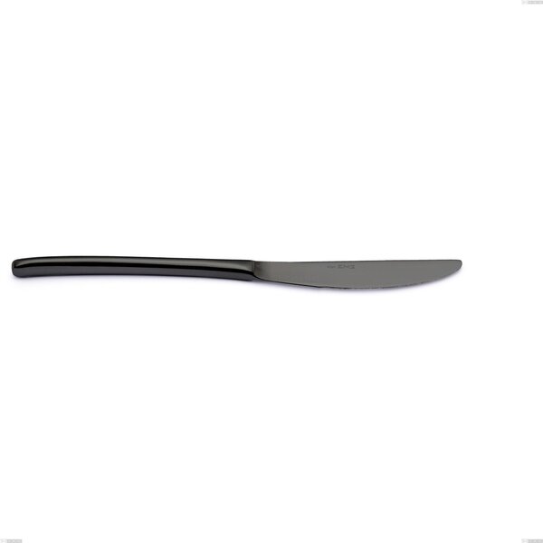 Venice Gun Metal Table Knife, Stainless Steel 18-10 Gunmetal PVD Treatment, 4 mm Thickness, 250 mm Length