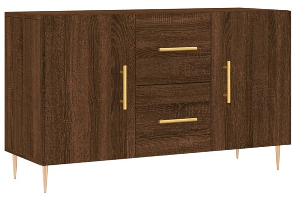 Sideboard Brown Oak 100x36x60 cm Engineered Wood