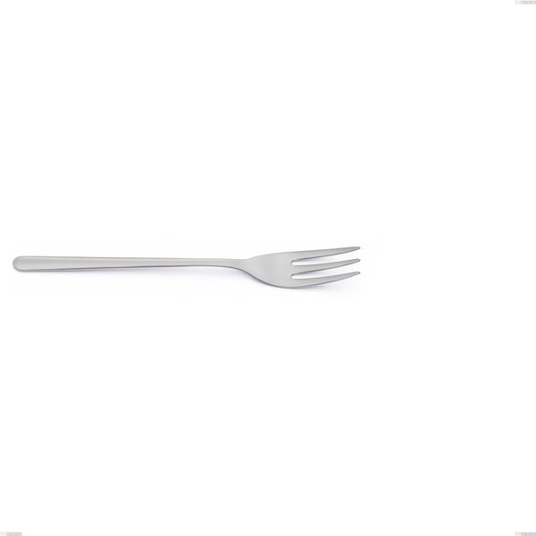Venice Sandblasted Dessert Fork, Sandblasted Stainless Steel Aisi 304 Cutlery, 4 mm Thickness, 171 mm Length