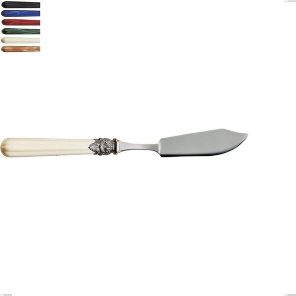 Versailles Fish Knife, 18/10 AISI 304 Polished Stainless Steel with Acrylic Handle, Length 218 mm