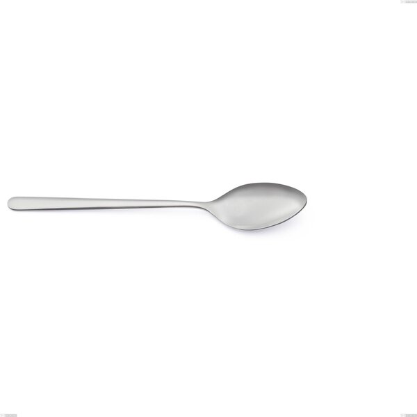 Venice Sandblasted Fruit Spoon, Frosted Stainless Steel AISI 304 Cutlery, 4 mm Thickness, 200 mm Length