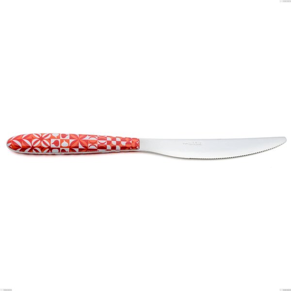 Vero Circle Table Knife, 18.0 Stainless Steel Nickel Free, PBT Handle with Polished Steel, Length 22 mm