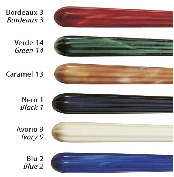 Coloured Cutlery Set 36 Pieces VERSAILLES in 18/10 Stainless Steel with Marble Effect Handle in Gift Case
