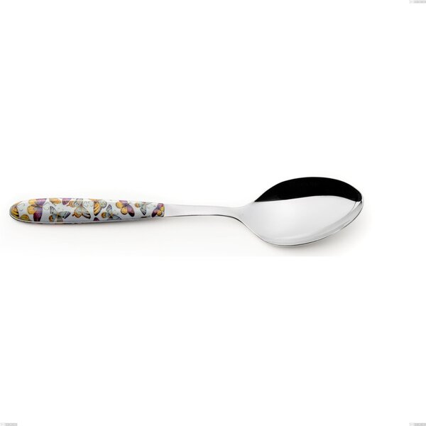 Vero Butterfly serving spoon, 18.0 nickel-free stainless steel, PBT handle with polished steel sublimation, length 250.00 mm