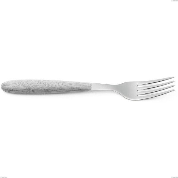 Birch Table Fork, 18.0 Steel, Sublimated PBT Handle Polished Steel, Length 190 mm Name: Vero Betulla