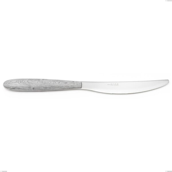 Birch True Table Knife, 18.0 Steel, Sublimated PBT Handle Polished Steel, Length 220 mm Vero Betulla Cutlery